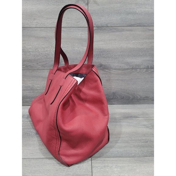 Botkier New york Woman's Leather Tote Color Red Medium - Picture 4 of 9